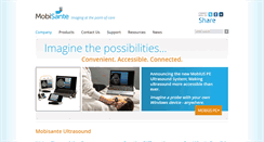 Desktop Screenshot of mobisante.com