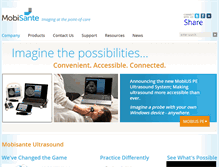 Tablet Screenshot of mobisante.com